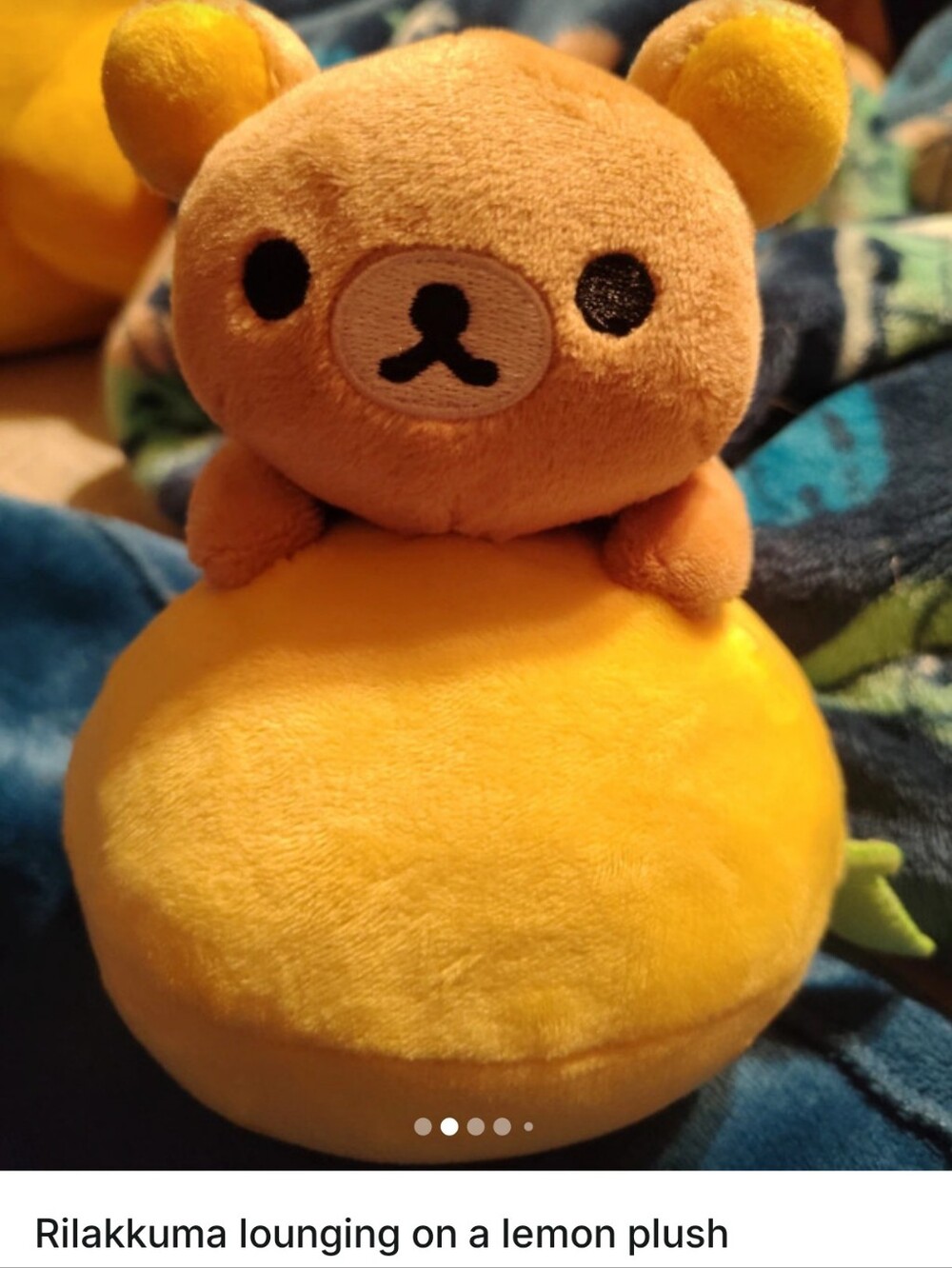 Rilakkuma Lounging On A Lemon